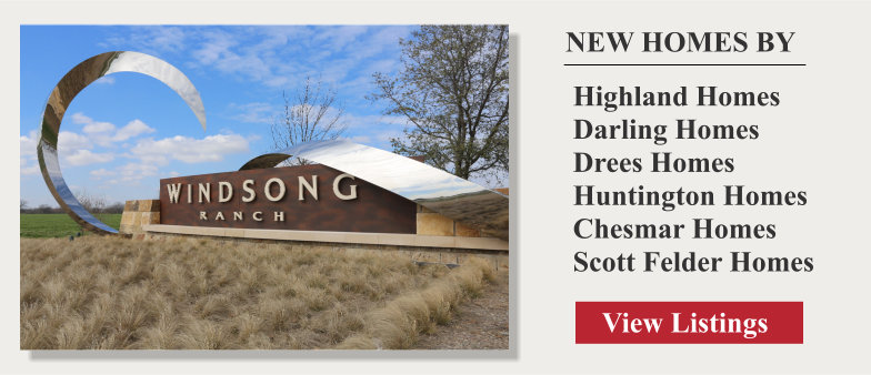 Find New Homes for Sale in WIndsong Ranch Prosper